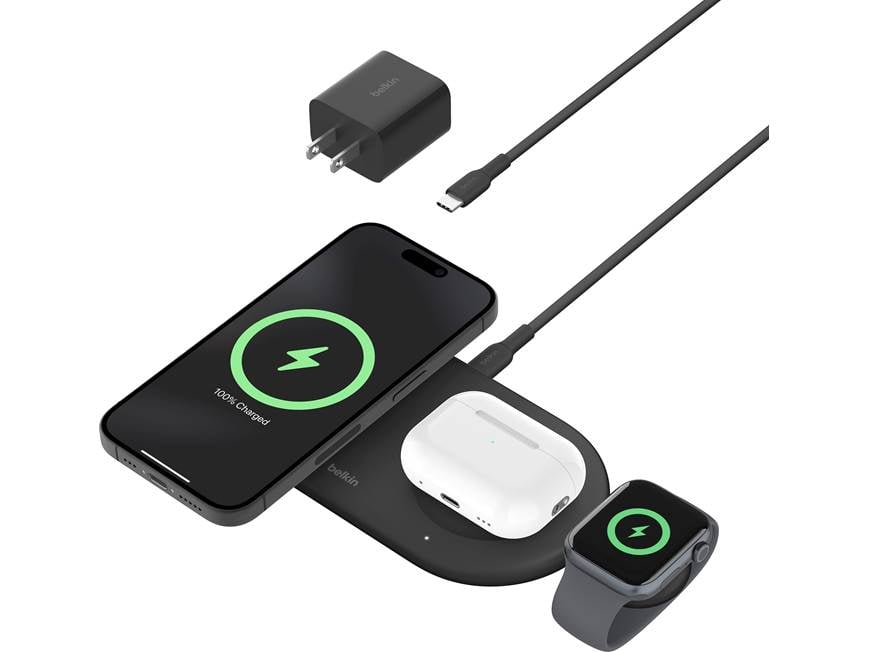 【新品未使用】 Belkin BoostCharge Pro 10000mAh Belkin BoostCharge Pro Magnetic Charging Power Bank 10K + Cable
