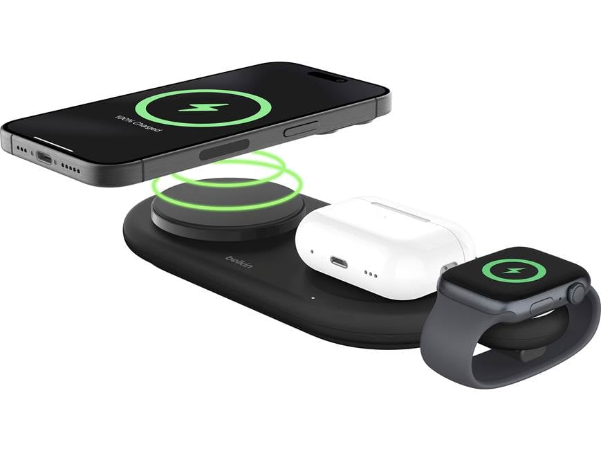 Belkin BoostCharge Pro (Black) 3-in-1 wireless magnetic charger