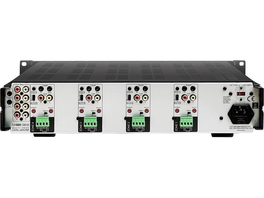 OSD MX880 Gen2 4 -zone, 8-channel power amplifier at Crutchfield