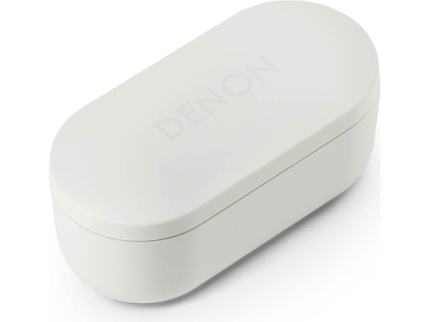 Denon PerL (White) Wireless noise-canceling earbuds with