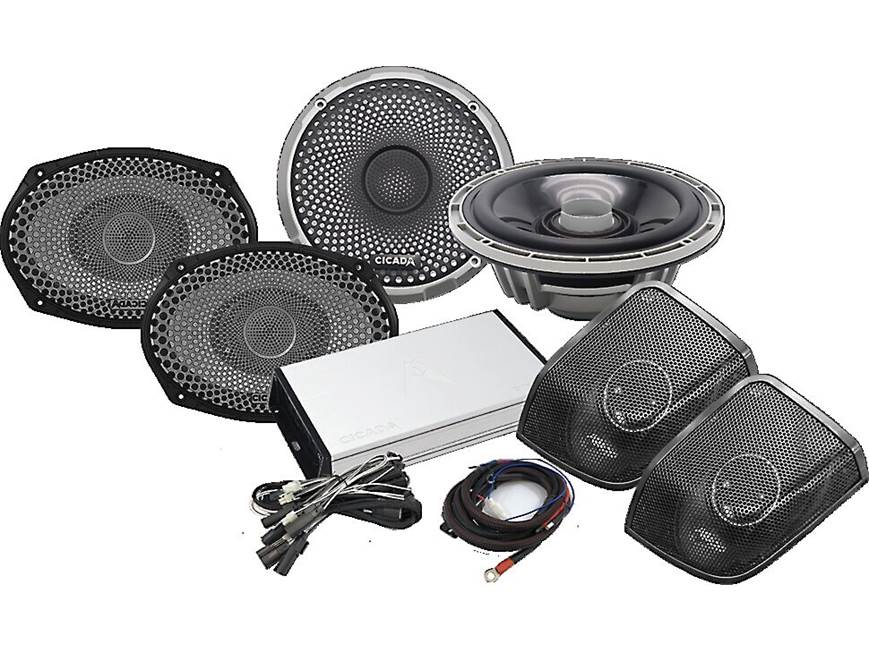 Cicada Audio 14CXCX-4X4 Audio kit with CX600.4D 4-channel amp