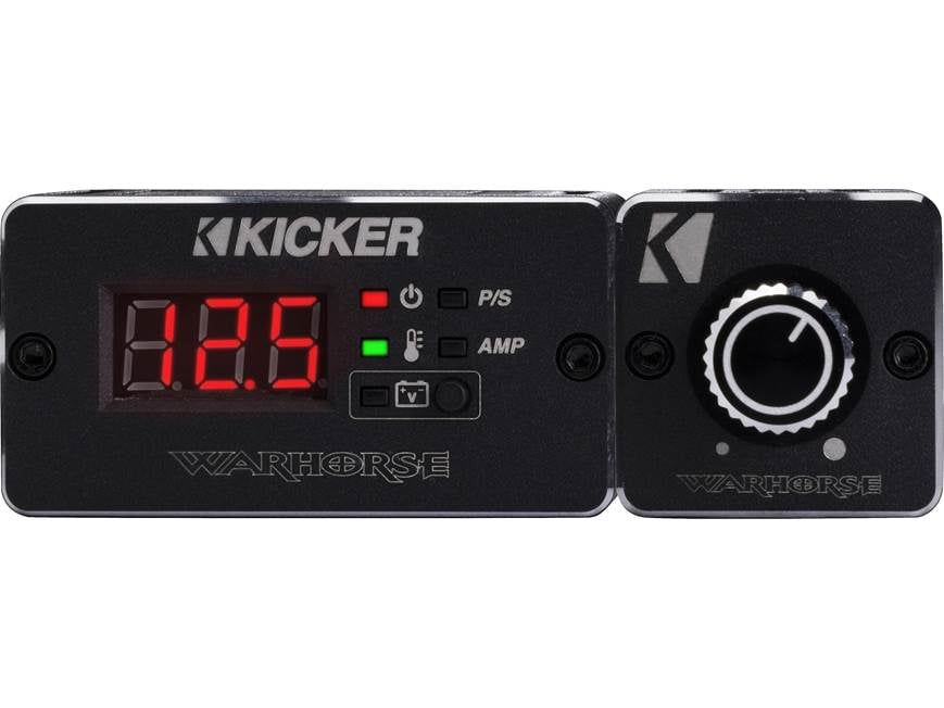 Kicker 49WXA3600.1 Warhorse mono subwoofer amplifier — 3600 watts
