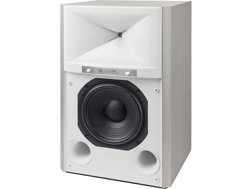 JBL 4329P Studio Monitors (White) Wireless powered speakers with