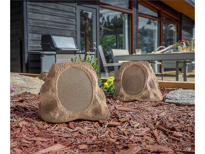 Victrola Rock Speaker Connect (Sand) Outdoor Bluetooth® speaker