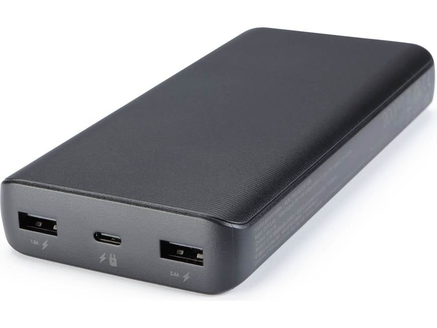 Mophie power bank port identification USB-C USB-A input output