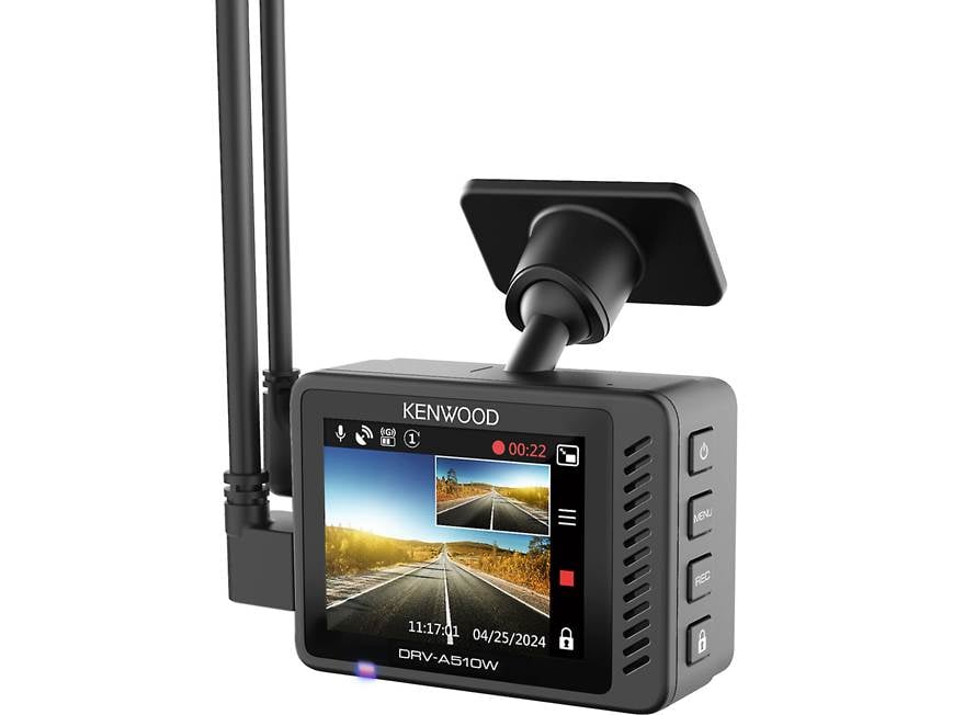 Kenwood DRV-A510WDP HD dash cam with 2
