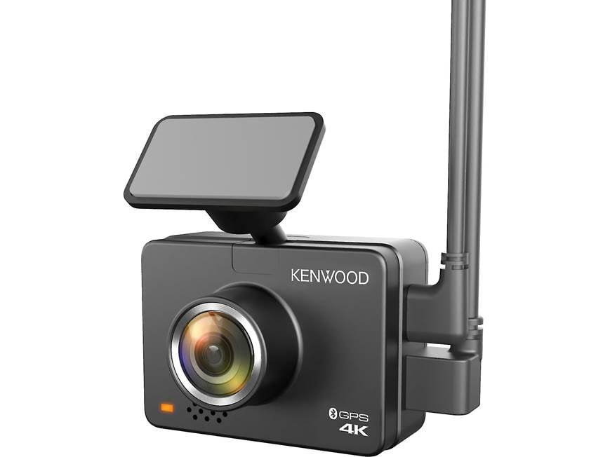 Kenwood DRV-A610WDP Dual camera system — compact 4K HD dash camera