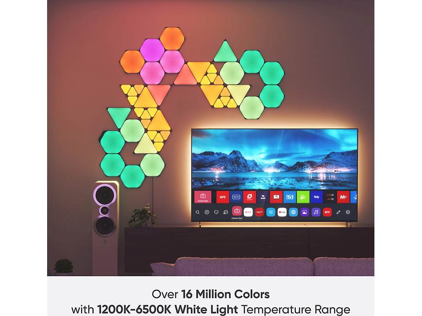 Nanoleaf Shapes Ultra Black Expansion Pack (10 Black Mini