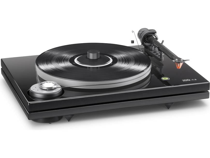Music Hall MMF-7.3 (Gloss Black) Manual belt-driven turntable with