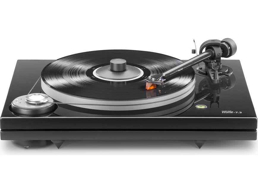 Music Hall MMF-7.3 (Gloss Black) Manual belt-driven turntable with