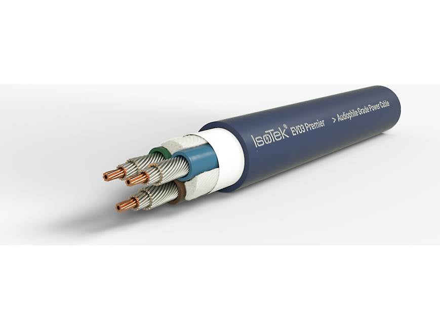 IsoTek EVO3 Premier (3m) Audiophile-grade AC power cable with 3