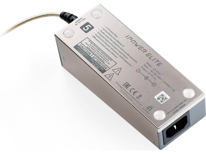 iFi iPower Elite (5V) Audiophile-grade AC-to-DC power supply at