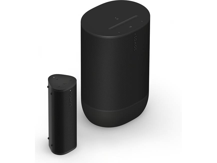 Sonos Move 2 and Roam 2 Bundle (Black) Wireless portable speakers