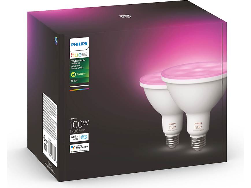 Philips Hue White and Color Ambiance PAR38 Outdoor Bulb (1300