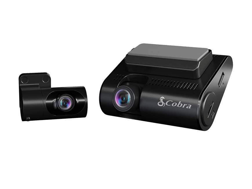 Cobra SC 250R 4K HD dual-view dash camera with GPS, Wi-Fi