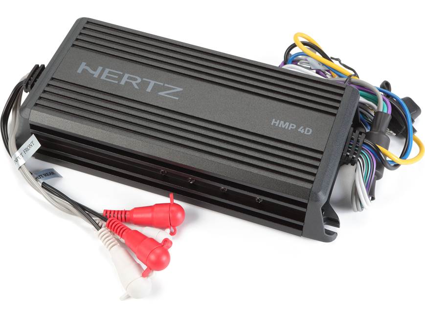 Hertz HMP 4D Compact 4-channel powersports amplifier — 50 watts