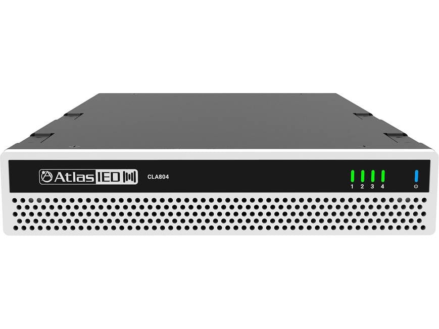 AtlasIED CLA804 800-watt, 4-channel commercial amplifier with