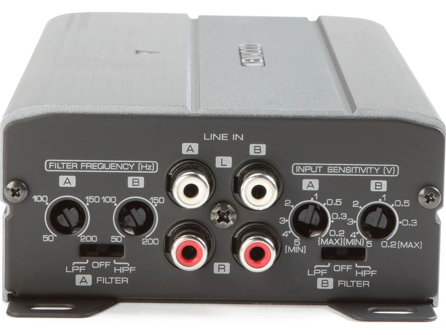 Kenwood KAC-M3004 Compact 4-channel car amplifier — 50 watts RMS x