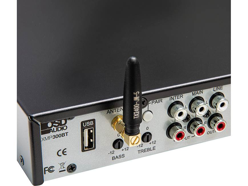 OSD XMP300BT GEN2 Stereo power amplifier with Bluetooth® and USB