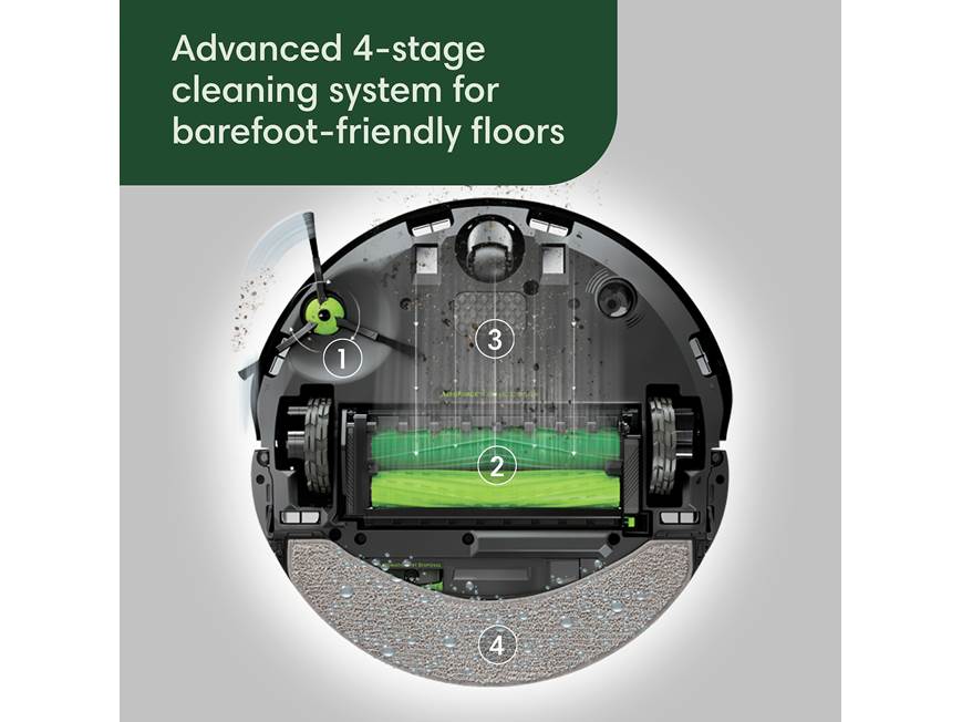 iRobot Roomba Combo® 10 Max Smart robot vacuum/mop with Wi-Fi and
