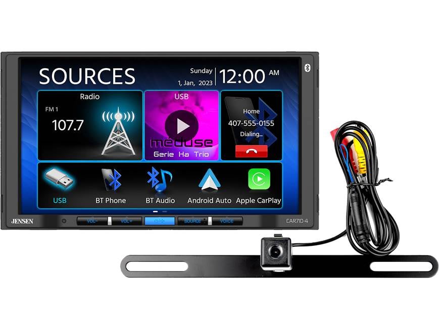 Jensen CAR710-4BC Digital multimedia receiver with backup camera