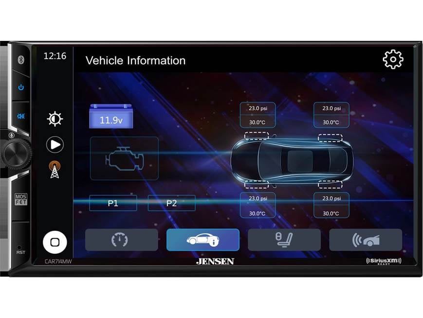 Jensen CAR714MW Digital multimedia receiver at Crutchfield