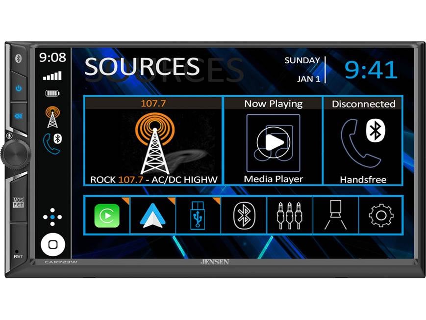 Jensen CAR723W-BC Digital multimedia receiver with backup camera