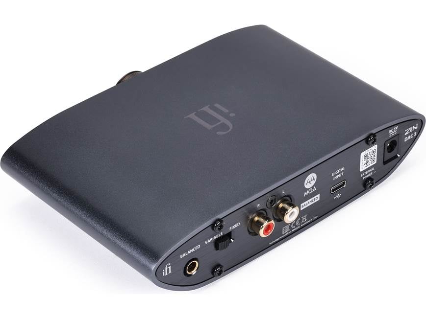 iFi ZEN DAC 3 Desktop USB DAC and headphone amplifier at Crutchfield