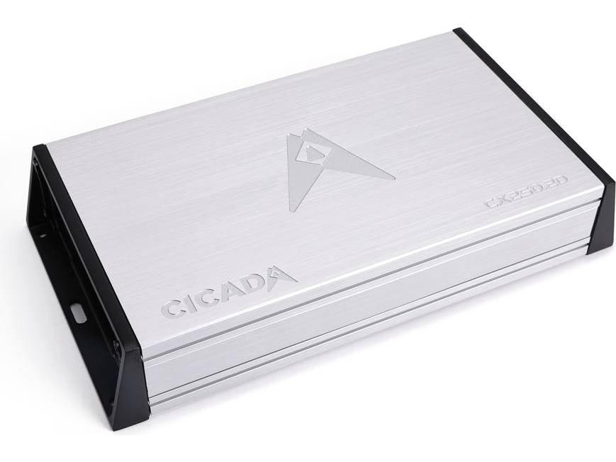Cicada Audio CX250.2D 2-channel motorcycle amplifier — 150 watts