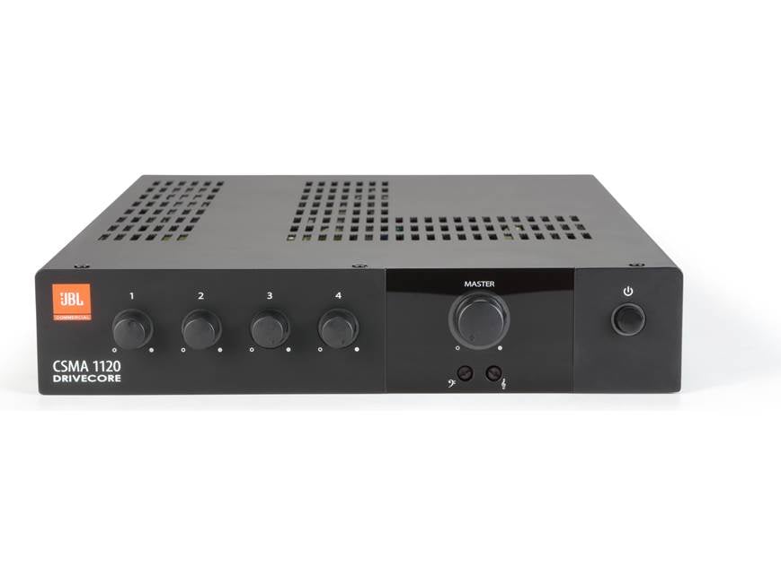 JBL CSMA 1120 4-input commercial mixer/amplifier — 120W x 1 at 70V
