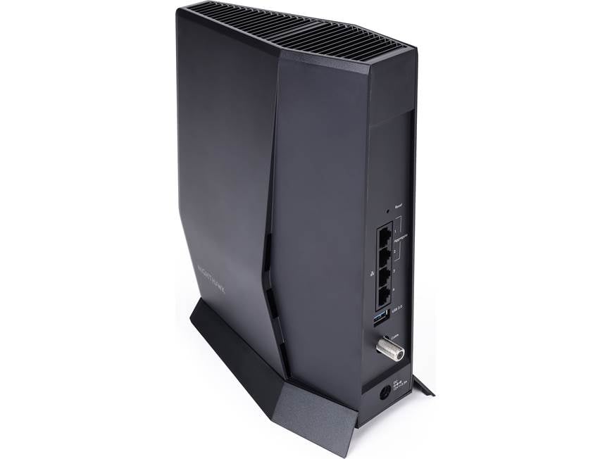 NETGEAR Nighthawk AX6 Dual-band Wi-Fi 6 router and cable modem