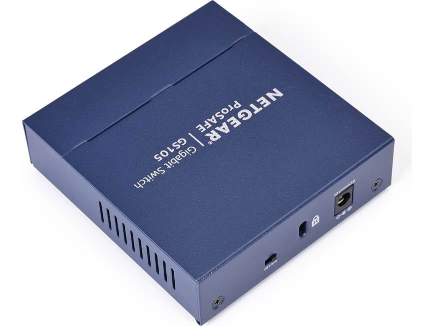 NETGEAR GS105 5-port Gigabit Ethernet switch at Crutchfield