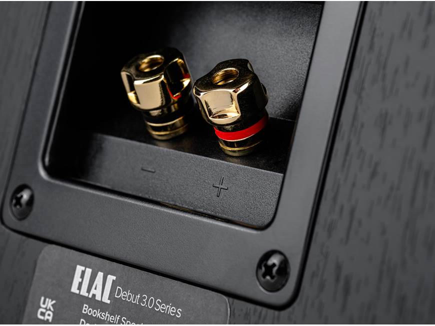ELAC Debut 3.0 DB63 (Black) Bookshelf speakers (Black) at Crutchfield