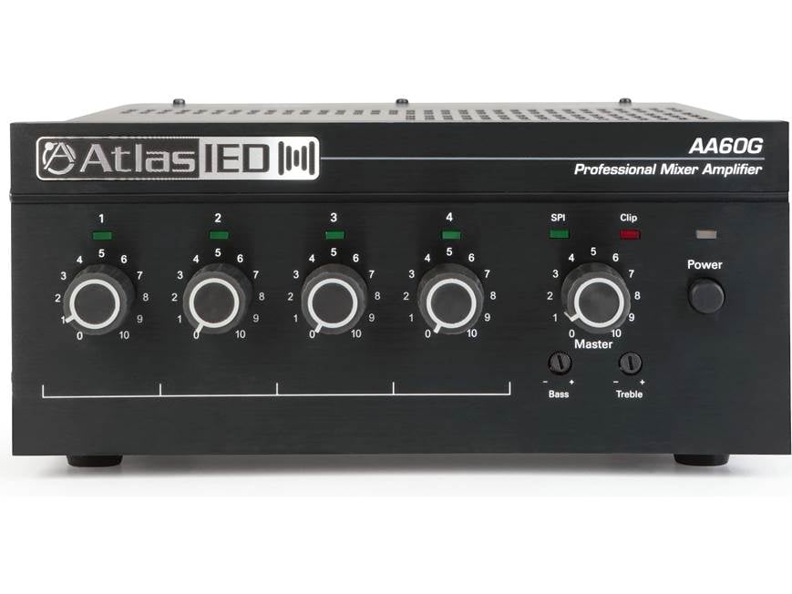 &amp;●状態：新品未使用1 AtlasIED AA60G 4-input commercial mixer/amplifier — 60W x 1 at 70V