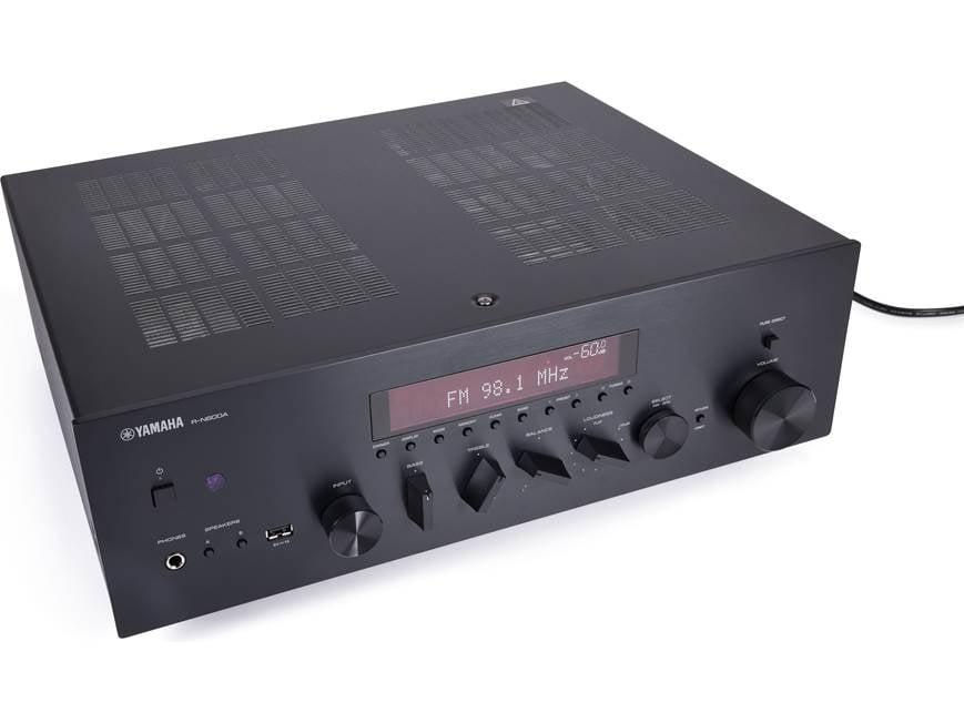 Yamaha R-N600A (Black) Stereo receiver with Wi-Fi, Bluetooth, and