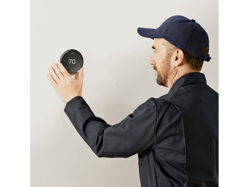 Google Nest Learning Thermostat 4th Gen+ Sensor GA05169-US POLISHED
