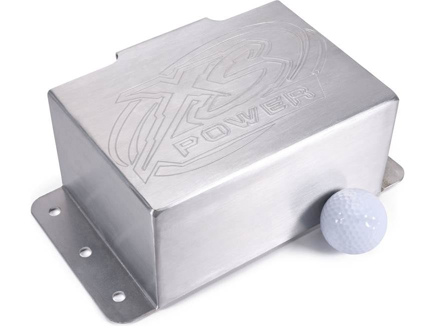 XS Power Side-mount Box Stamped aluminum box with no window — fits