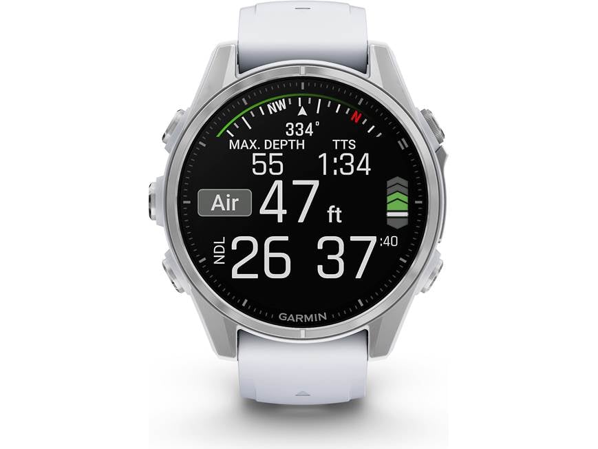 Garmin fenix 8 (Silver with Whitestone Band) Multisport GPS