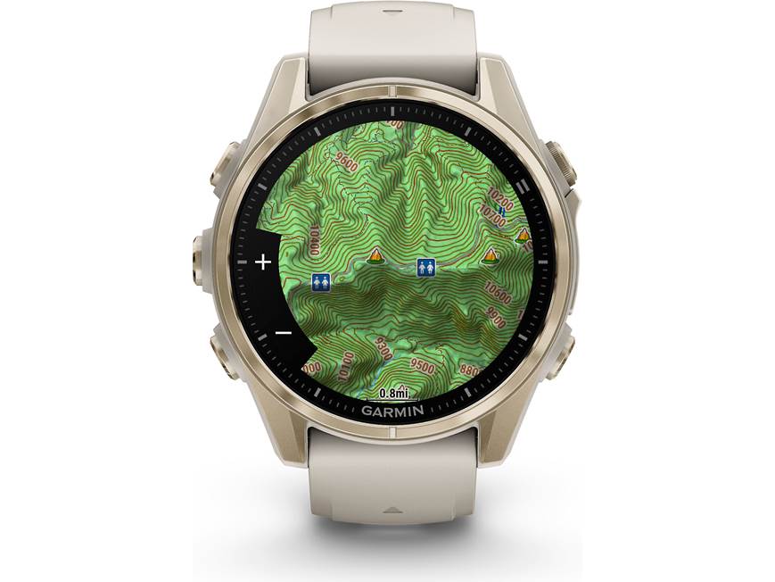 Garmin fenix 8 Sapphire (Soft Gold with Fog Gray Band) Multisport