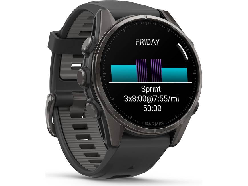 Garmin fenix 8 Sapphire (Carbon Gray Titanium with Black Band