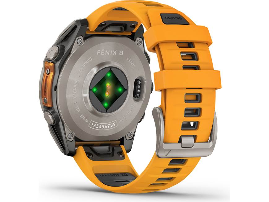 Garmin fenix 8 Sapphire (Titanium with Spark Orange/Graphite