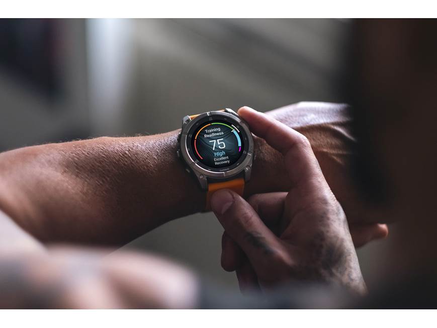 Garmin fenix 8 Sapphire (Titanium with Spark Orange/Graphite