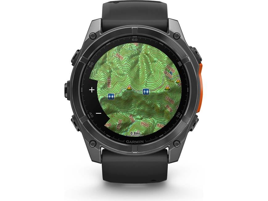 Garmin fenix 8 (Slate Gray with Black Silicone Band) Multisport