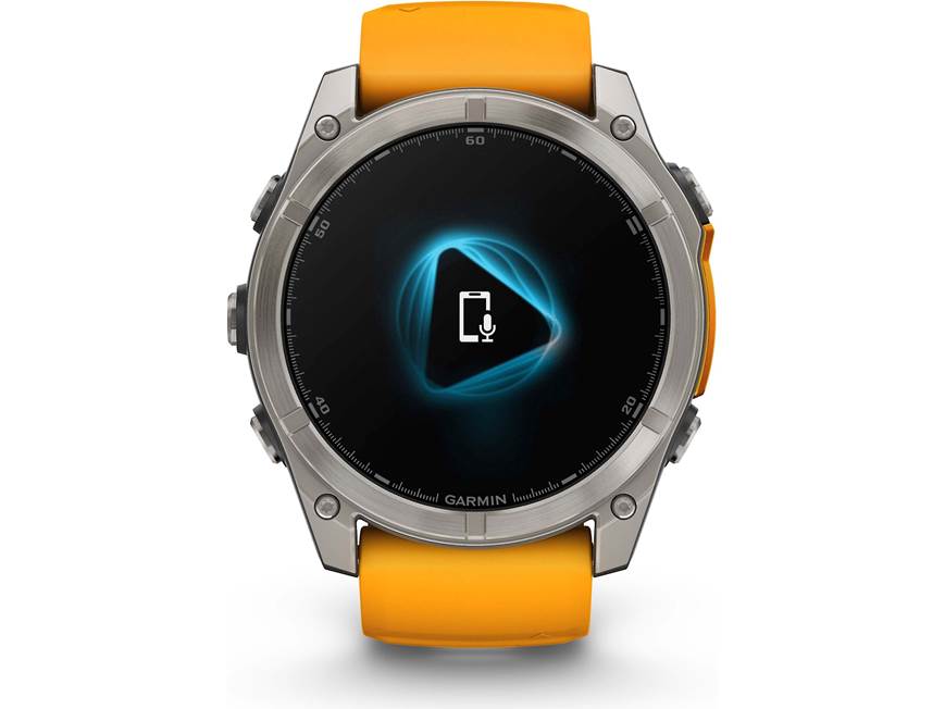 Garmin fenix 8 Sapphire (Titanium with Spark Orange band
