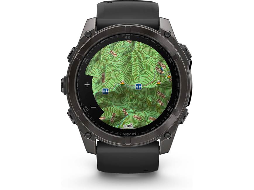 Garmin fenix 8 Sapphire (Carbon Gray Titanium with Black Band