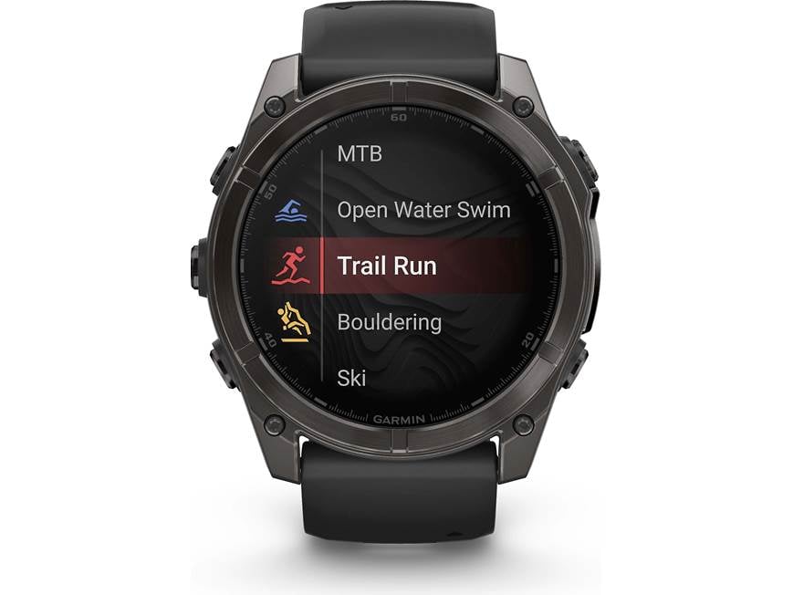 Garmin fenix 8 Sapphire (Carbon Gray Titanium with Black Band