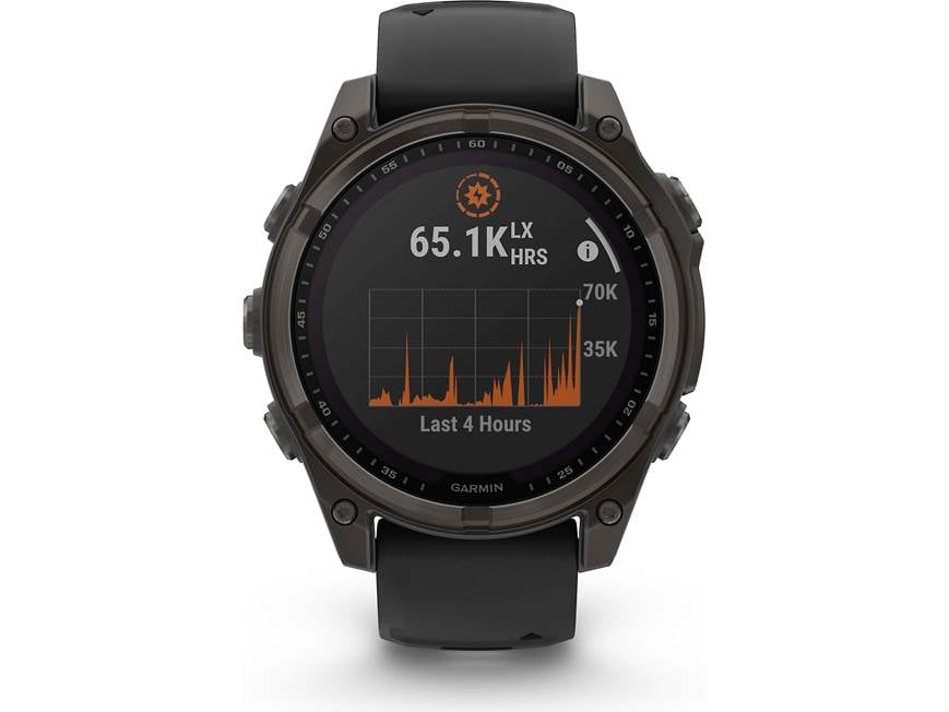 Garmin fenix 8 Sapphire Solar (Carbon Gray Titanium with Black