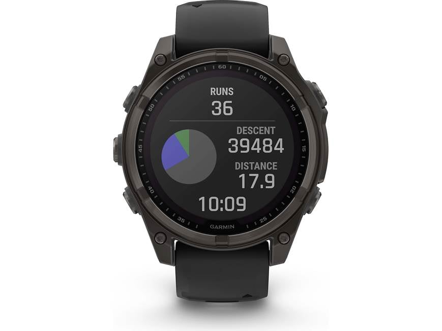 Garmin fenix 8 Sapphire Solar (Carbon Gray Titanium with Black