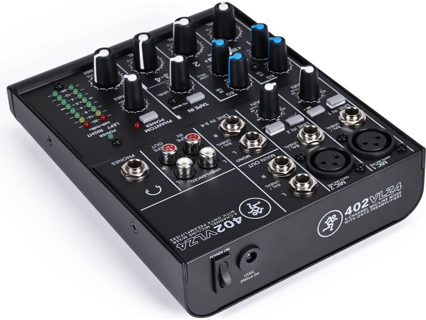 Mackie 402-VLZ4 4-channel mixer at Crutchfield