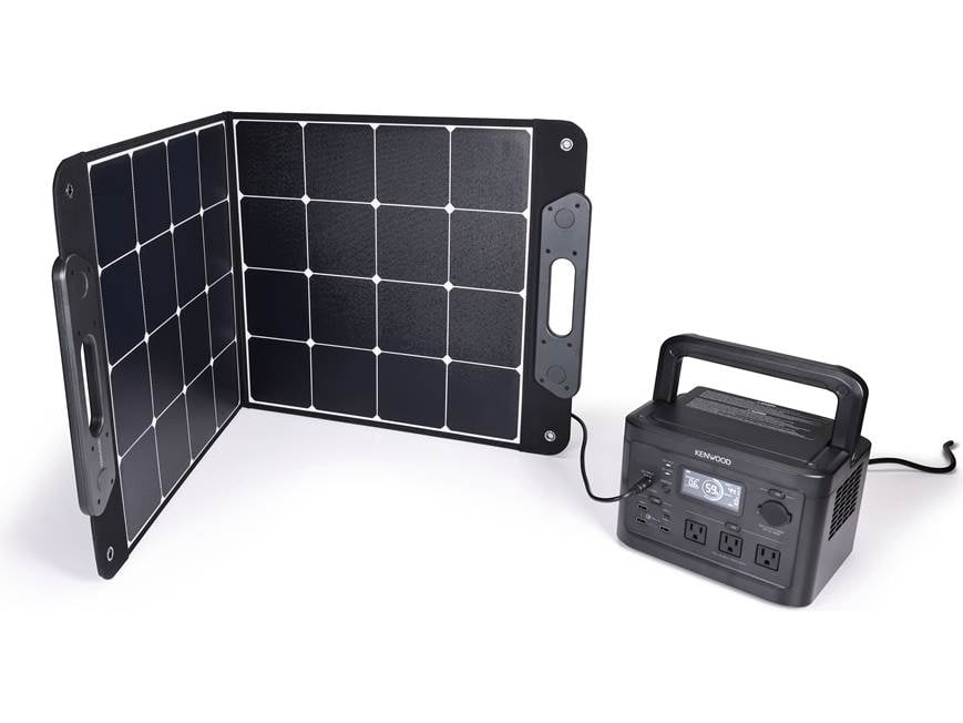 Kenwood BN-RK510 Portable power station with optional solar charging at  Crutchfield